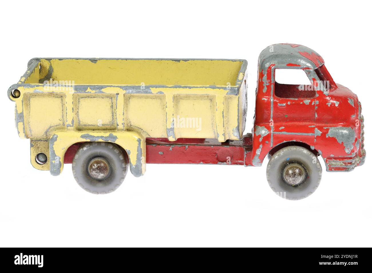 vintage Lesney Bedford 7 ton tipper truck isolated on white background ...