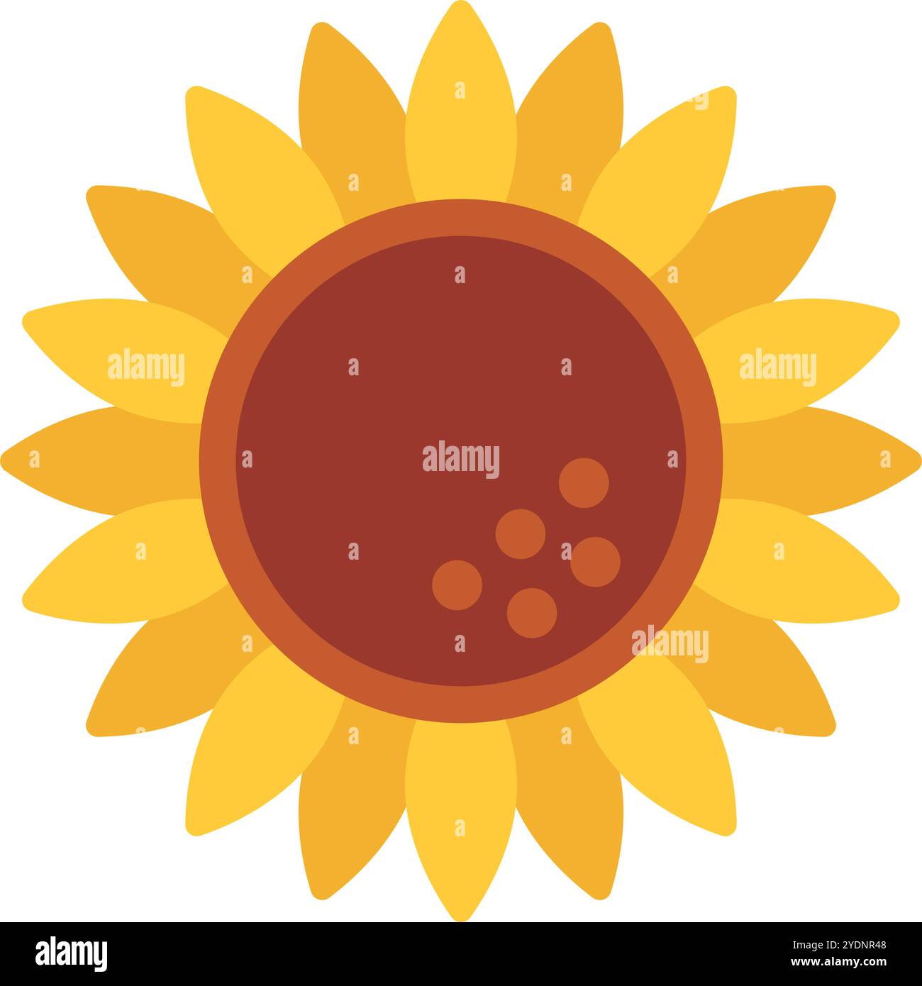 Sunflower icon hi-res stock photography and images - Alamy