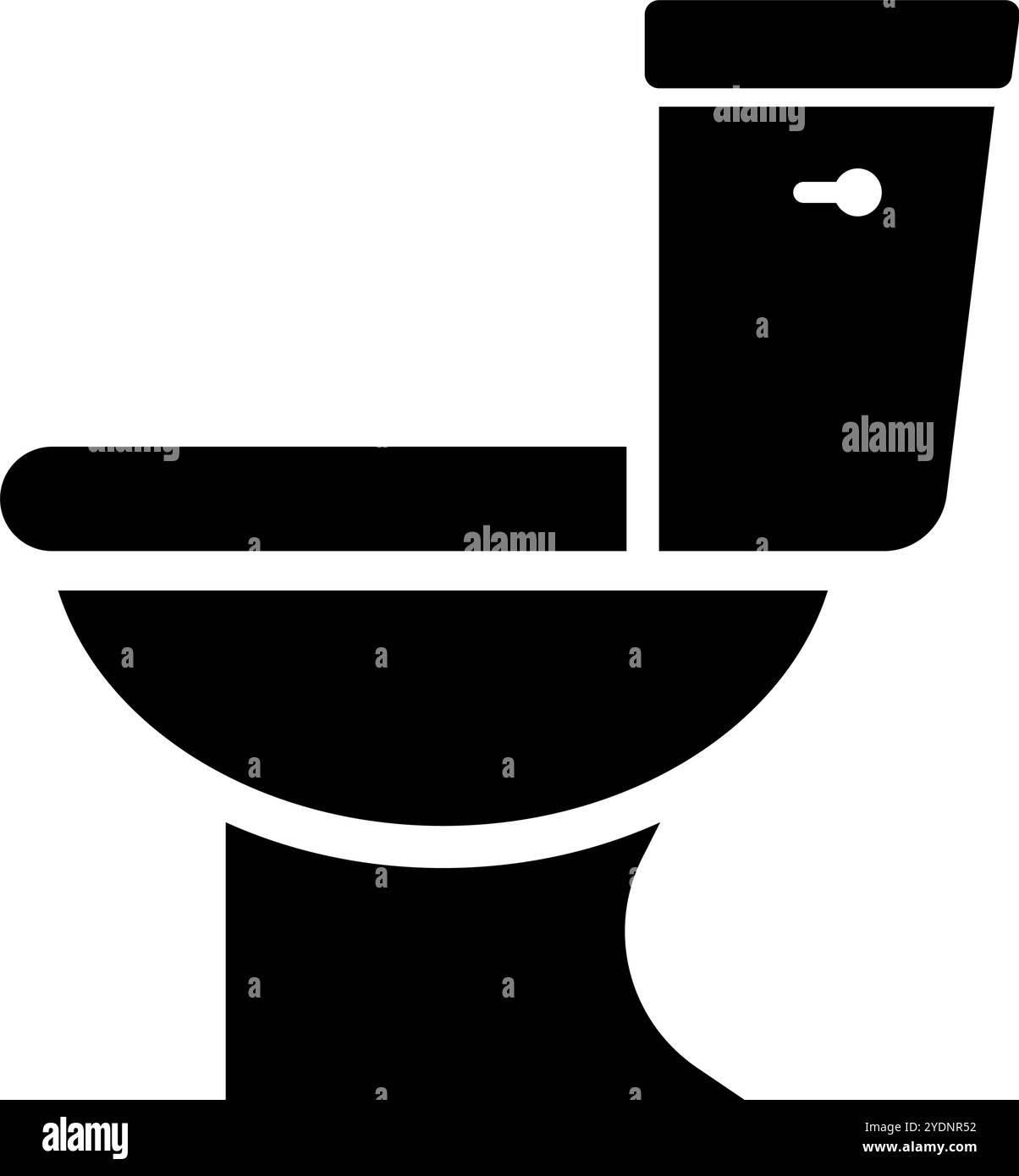 Toilet silhouette icon. Toilet bowl silhouette icon. Editable vector ...