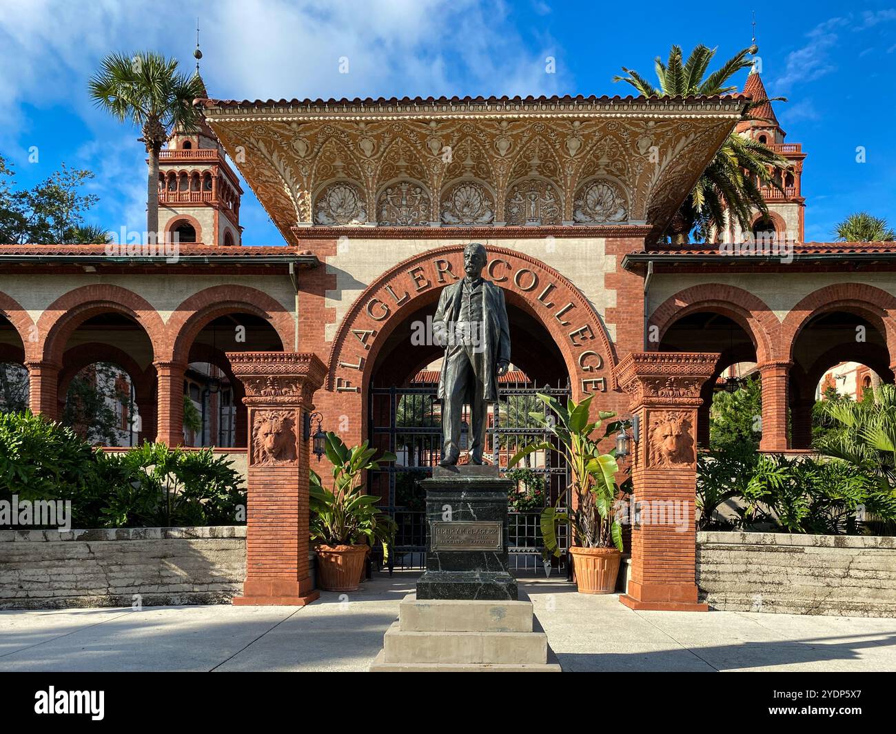 Flagler College Formerly Hotel Ponce de Leon, St. Augustine, Florida, USA - Smartphone Captured Stock Image
