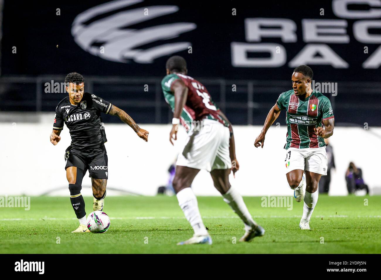 Portugal. 27th Oct, 2024. Joao Mendes of Vitoria SC during during the Liga Portugal Betclic match between Estrela da Amadora and Vitora SC at Estadio José Gomes on 27th October, 2024. Liga Portugal Betclic - Estrela da Amadora SAD vs Vitoria SC (Valter Gouveia/SPP) Credit: SPP Sport Press Photo. /Alamy Live News Stock Photo