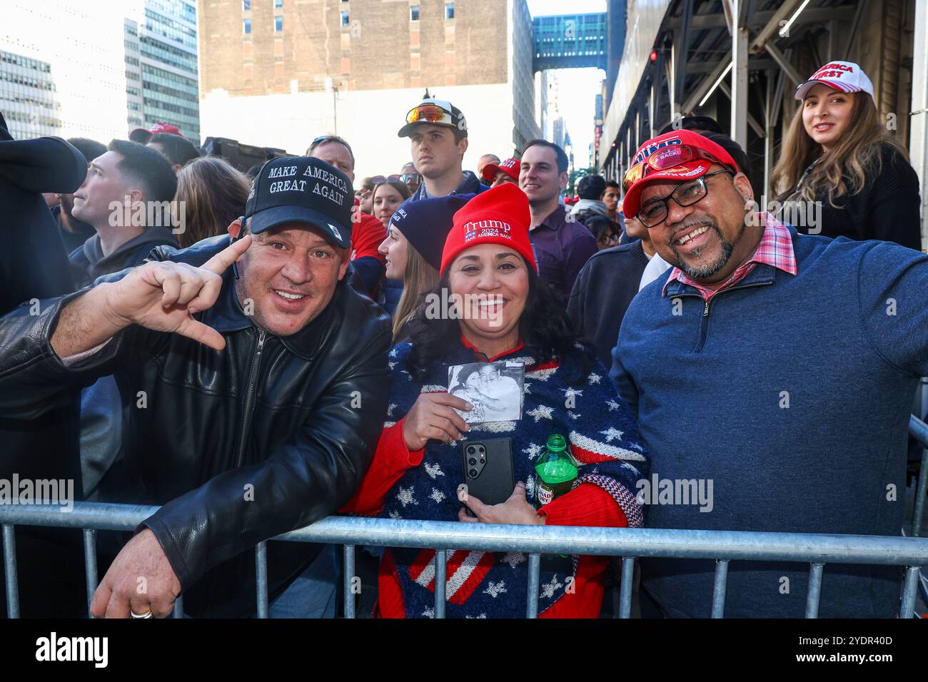 Trump rally at madison square garden hi-res stock photography and ...