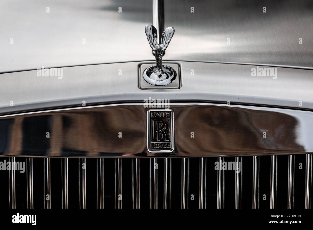 The Rolls-Royce hood ornament, known as