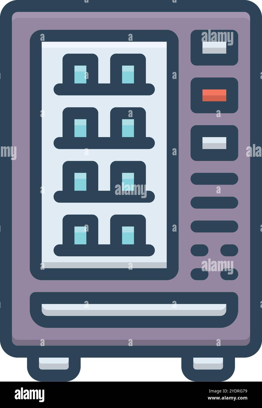 Merchandise vending machine Stock Vector Images - Alamy