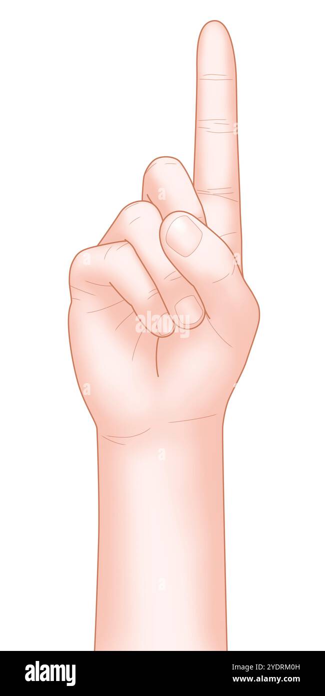 Hand finger guide pointing hi-res stock photography and images - Alamy