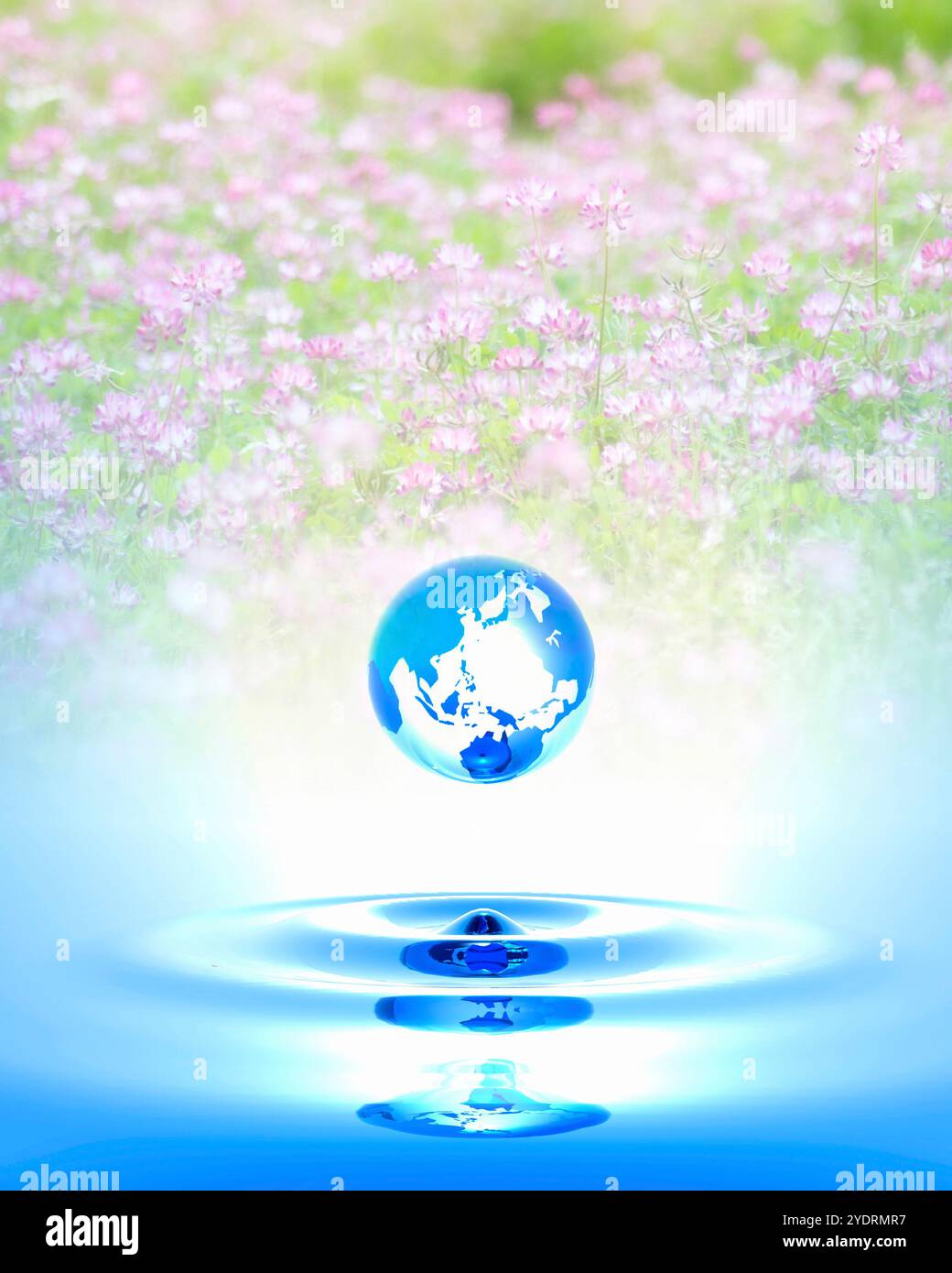 Ripples and the earth Stock Photo - Alamy