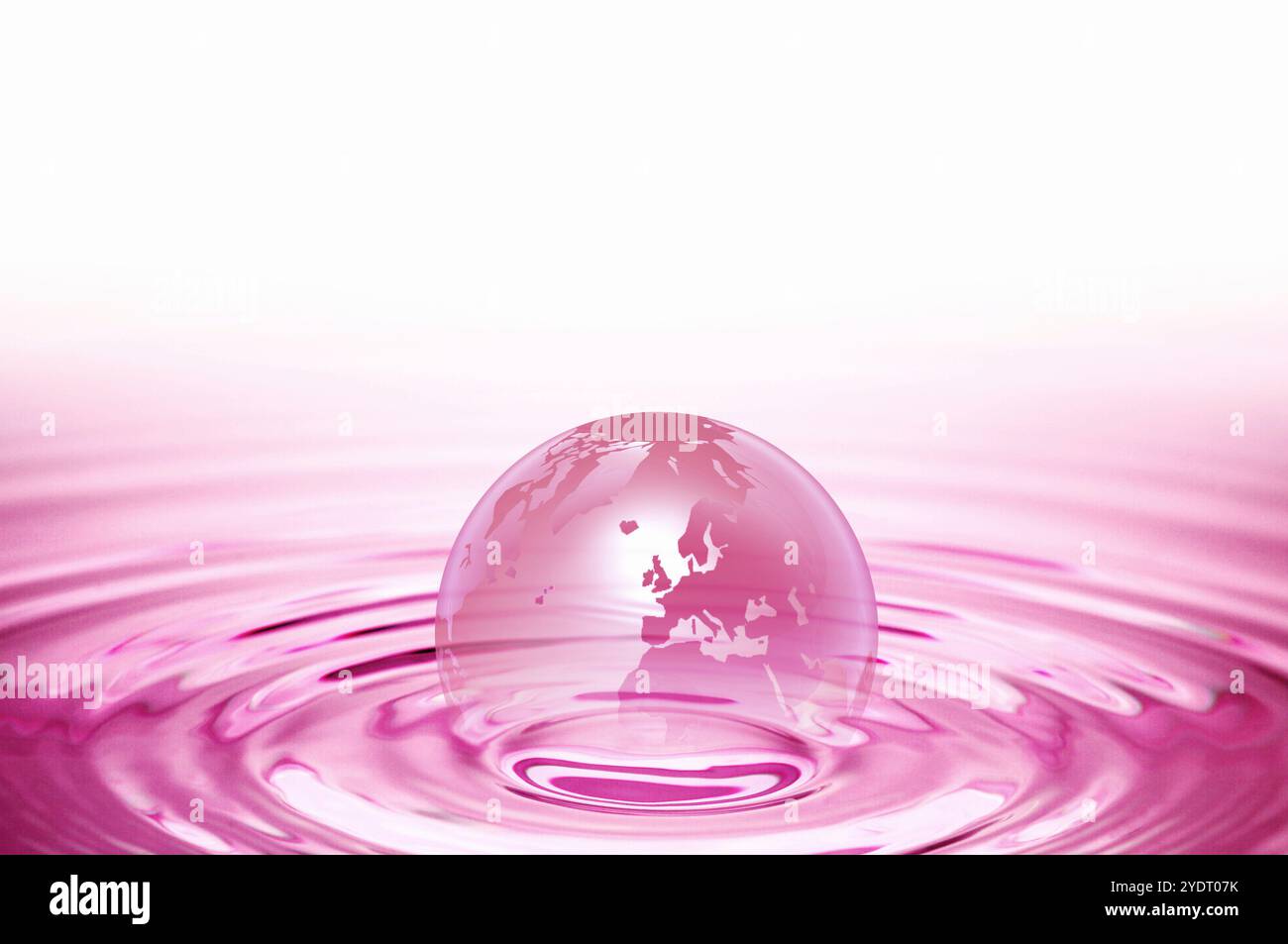 Ripples and the earth Stock Photo - Alamy