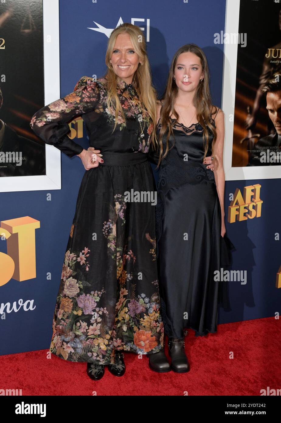 LOS ANGELES, CA. October 27, 2024 Toni Collette & daughter Sage