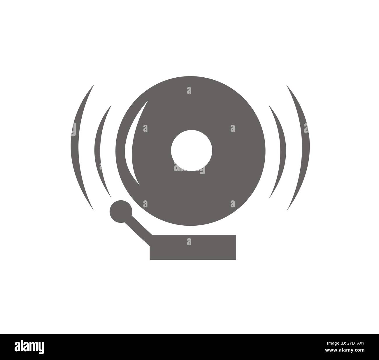 School Bell I vector icon. School, education, equipment Stock Vector