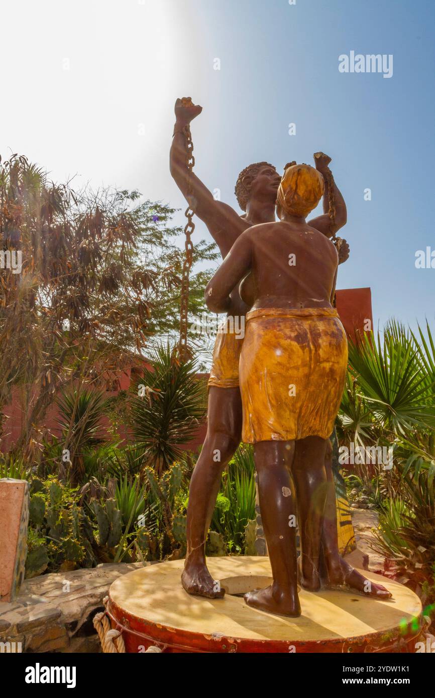 View of Goree Island, UNESCO World Heritage Site, just offshore from, but considered a part of Dakar, Senegal, West Africa, Africa Stock Photo