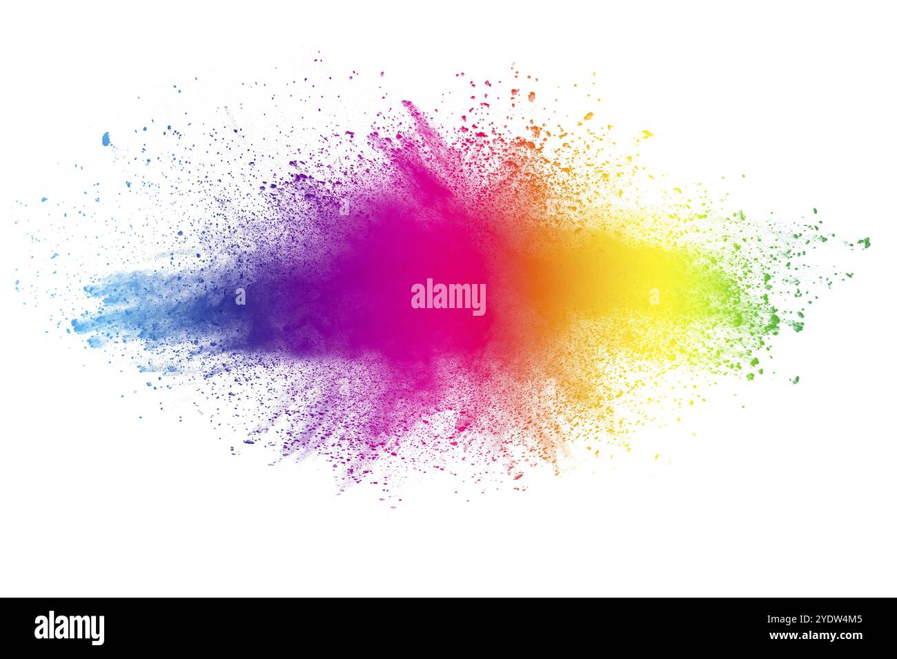 Explosion colored powder empty hi-res stock photography and images - Alamy