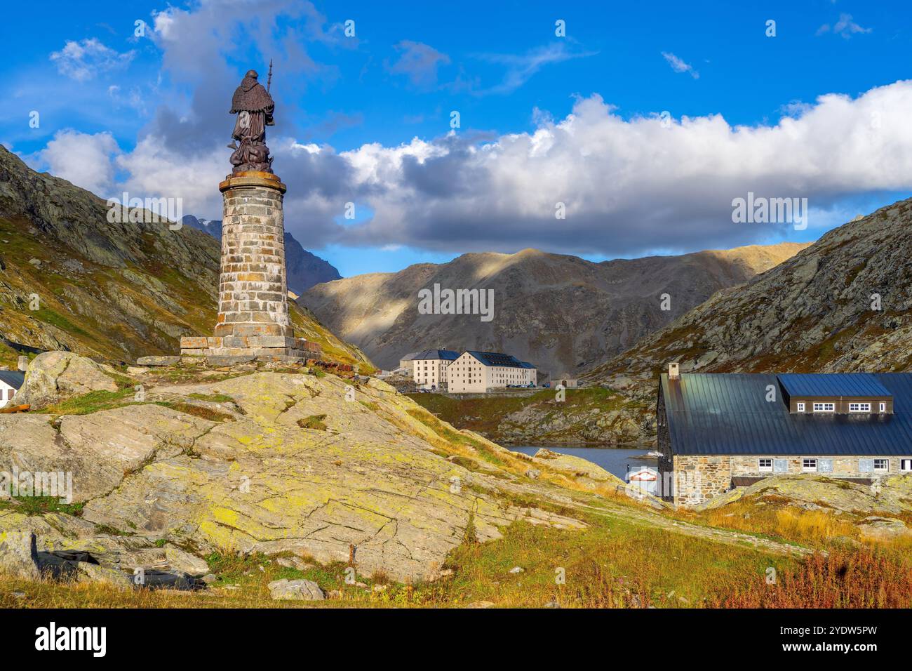 Colle del Gran San Bernardo, Valle d'Aosta, Italy, Europe Stock Photo