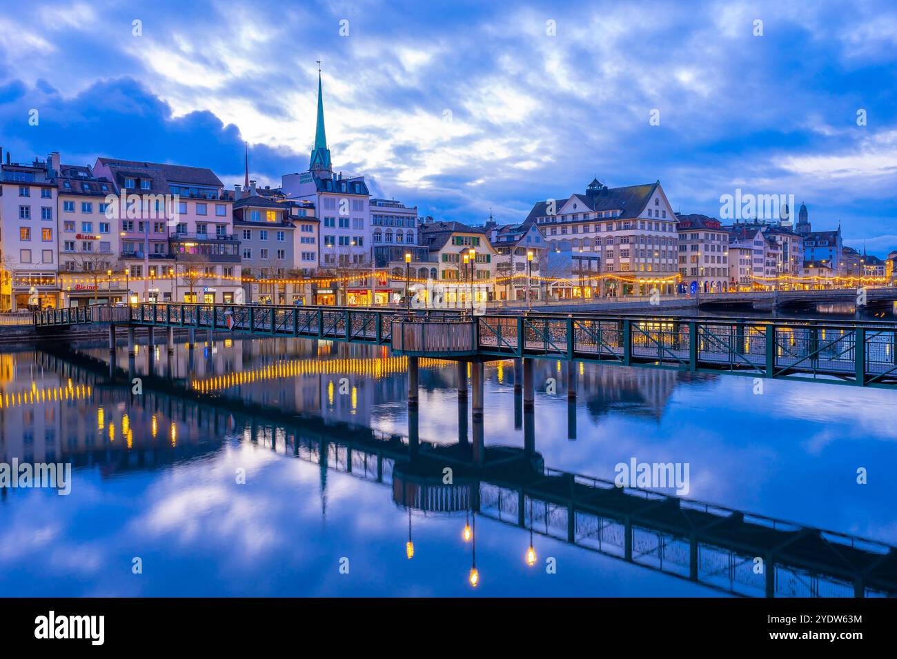 Zurich bridge limmat river hi-res stock photography and images - Alamy