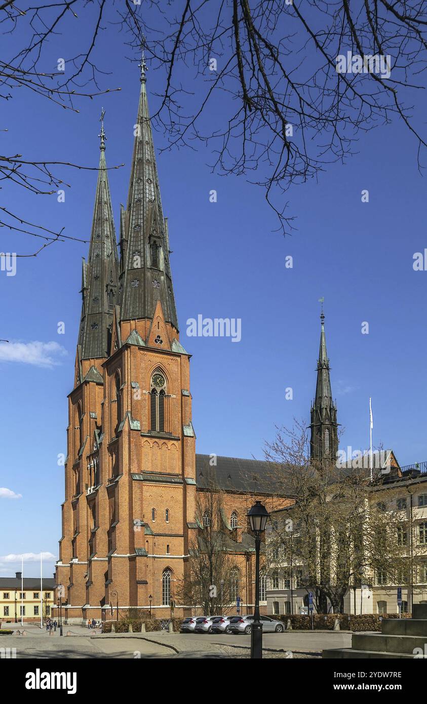 The Uppsala Cathedral is a cathedral located in the centre of Uppsala ...