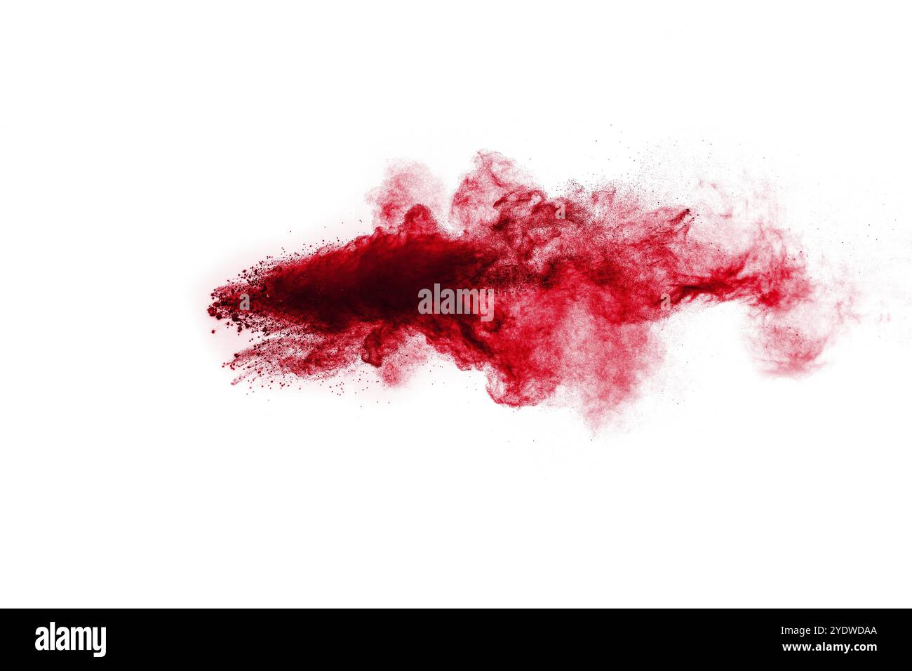 Explosion red powder isolated hi-res stock photography and images - Alamy