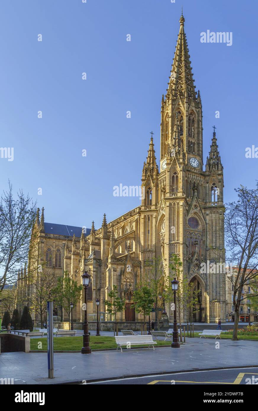 Cathedral of the Good Shepherd located in the city of San Sebastian ...