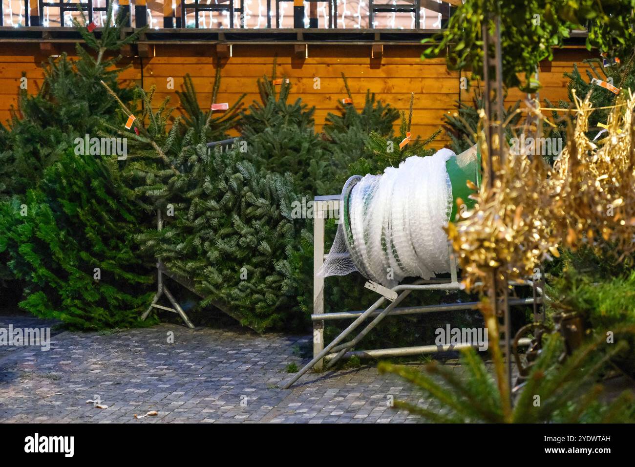 Christmas trees shop sale hi-res stock photography and images - Alamy