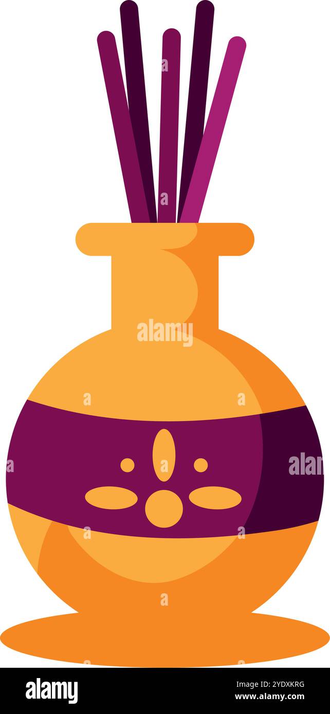 Incense worship buddha Stock Vector Images - Alamy