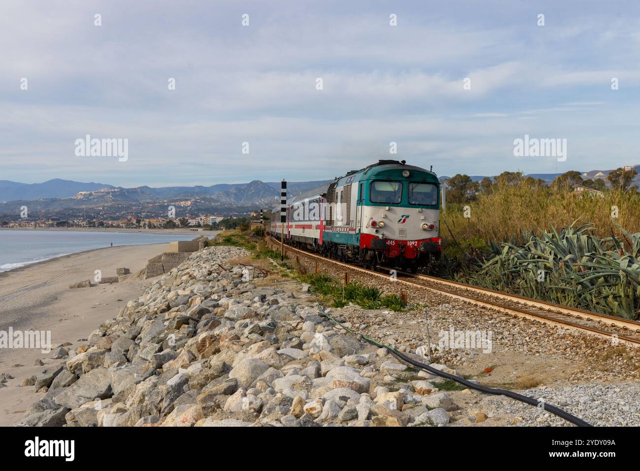 FS D445 1092 at Rocella Ionica Calabria Italy Stock Photo