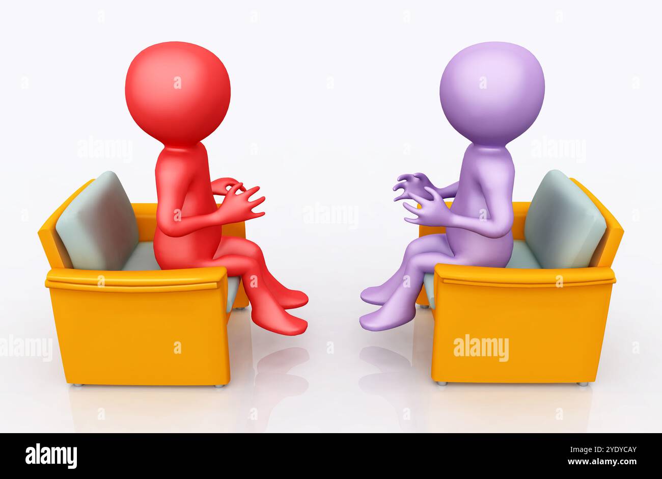 Sitting 3d figures in hi-res stock photography and images - Alamy