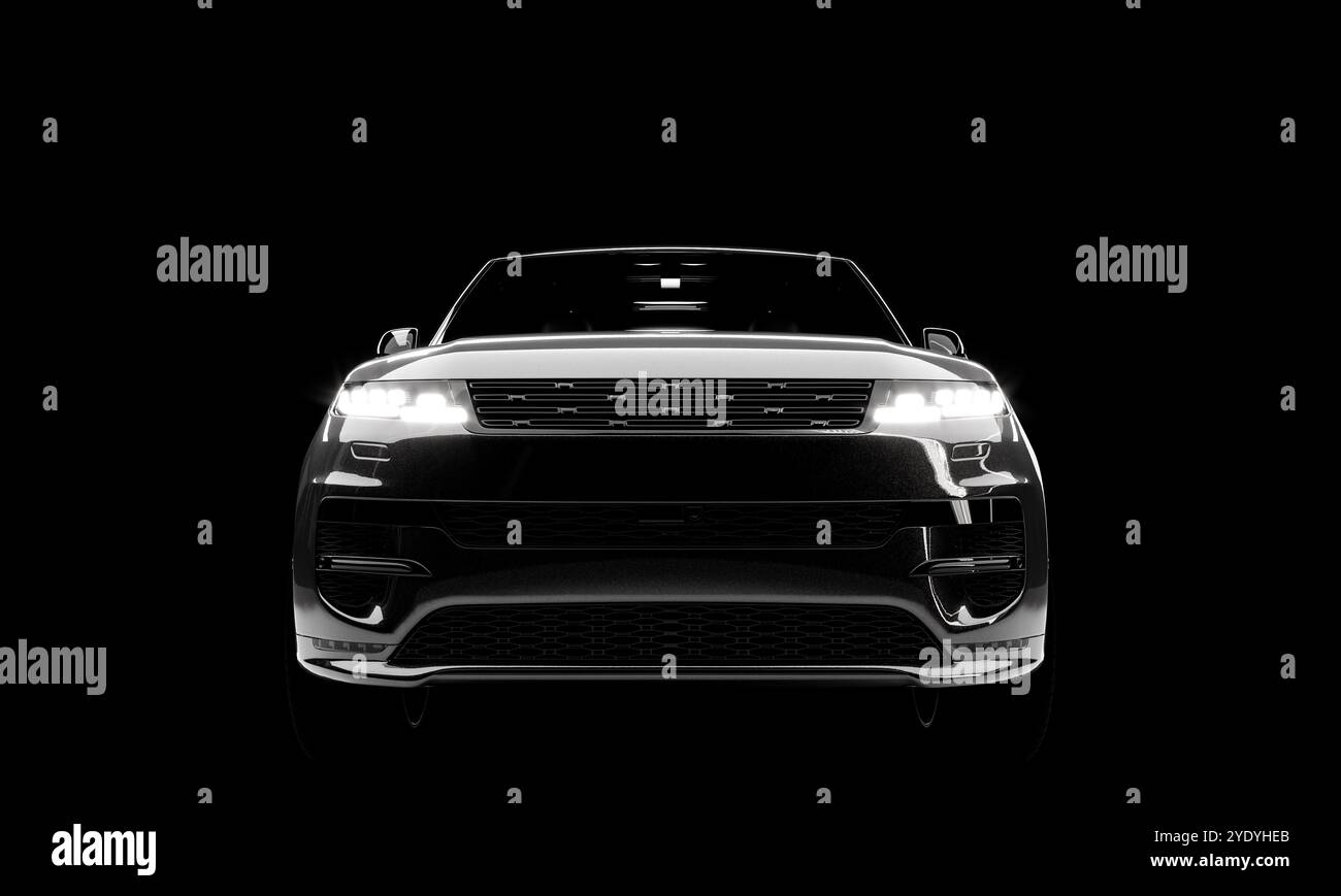 Car night parked studio hi-res stock photography and images - Alamy