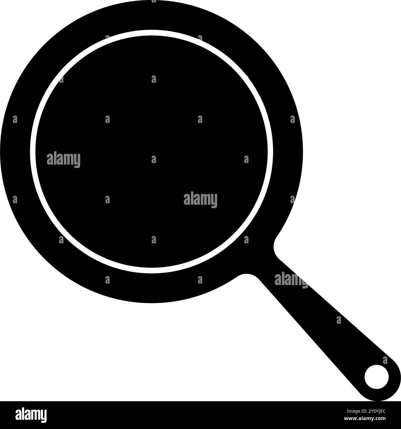 Frying pan clipart Black and White Stock Photos & Images - Alamy