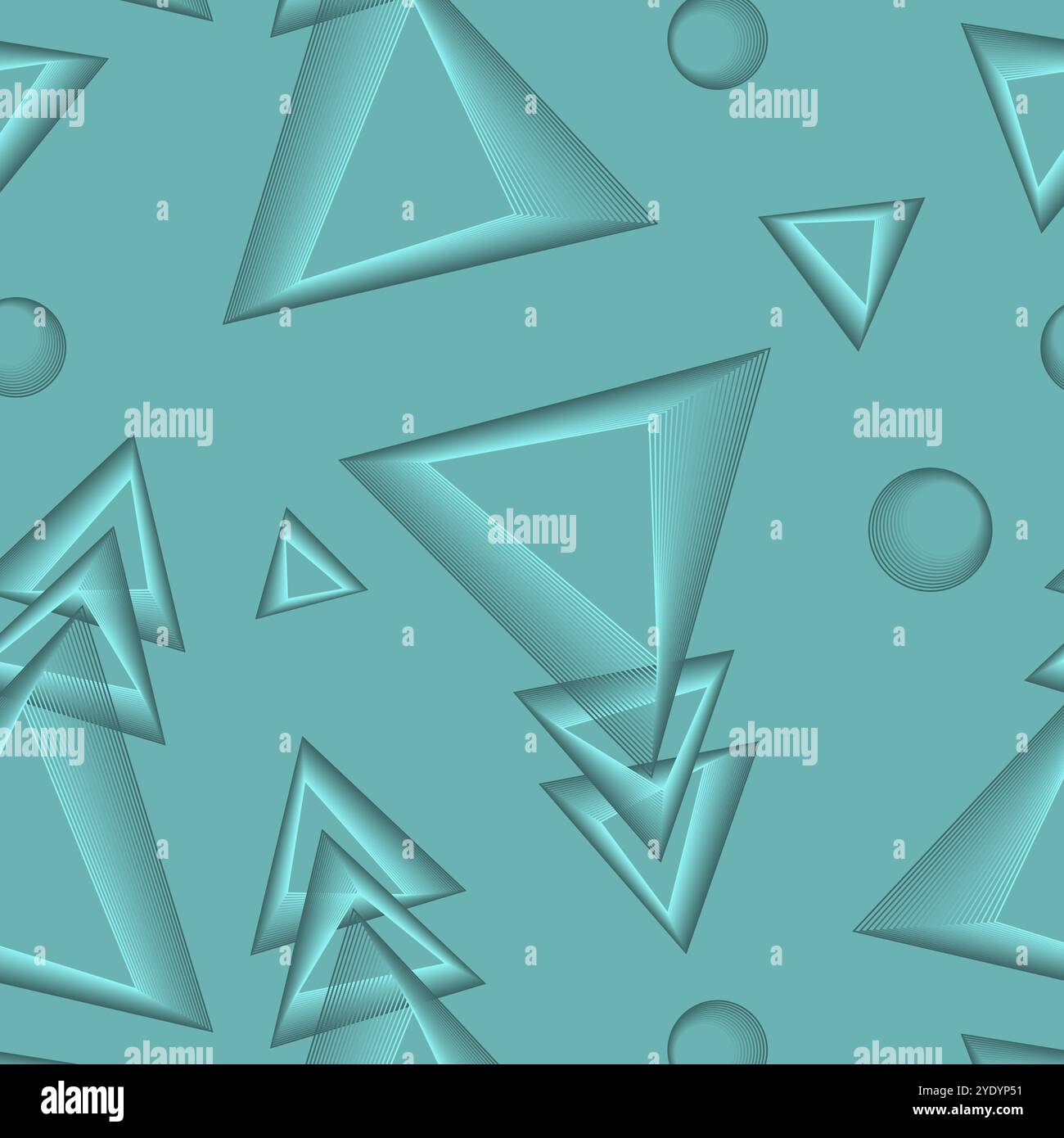 a pattern consisting of green triangles on a green background Stock Vector