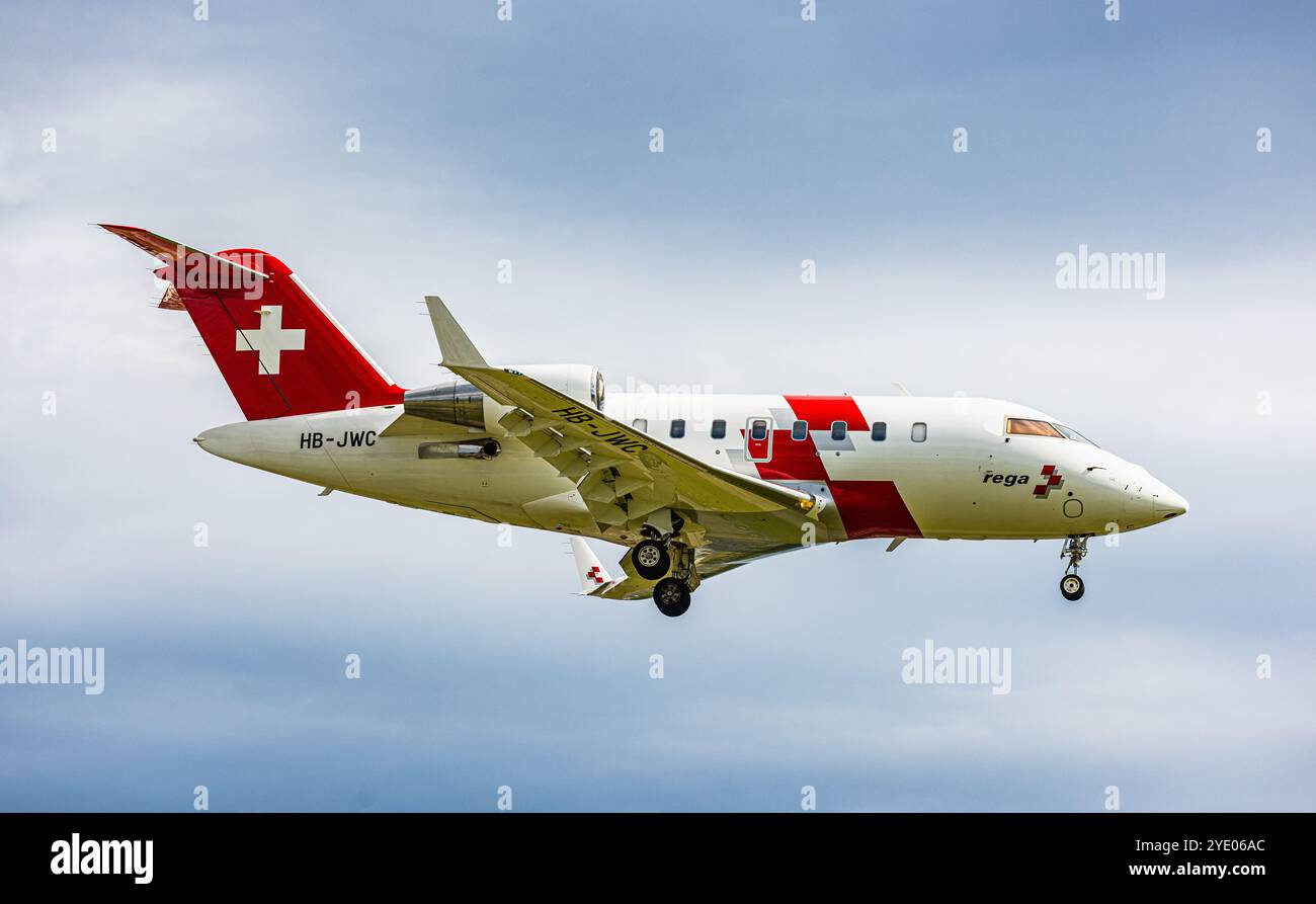 Zurich, Switzerland, 14th Jun 2024: A Bombardier Challenger 650 from ...
