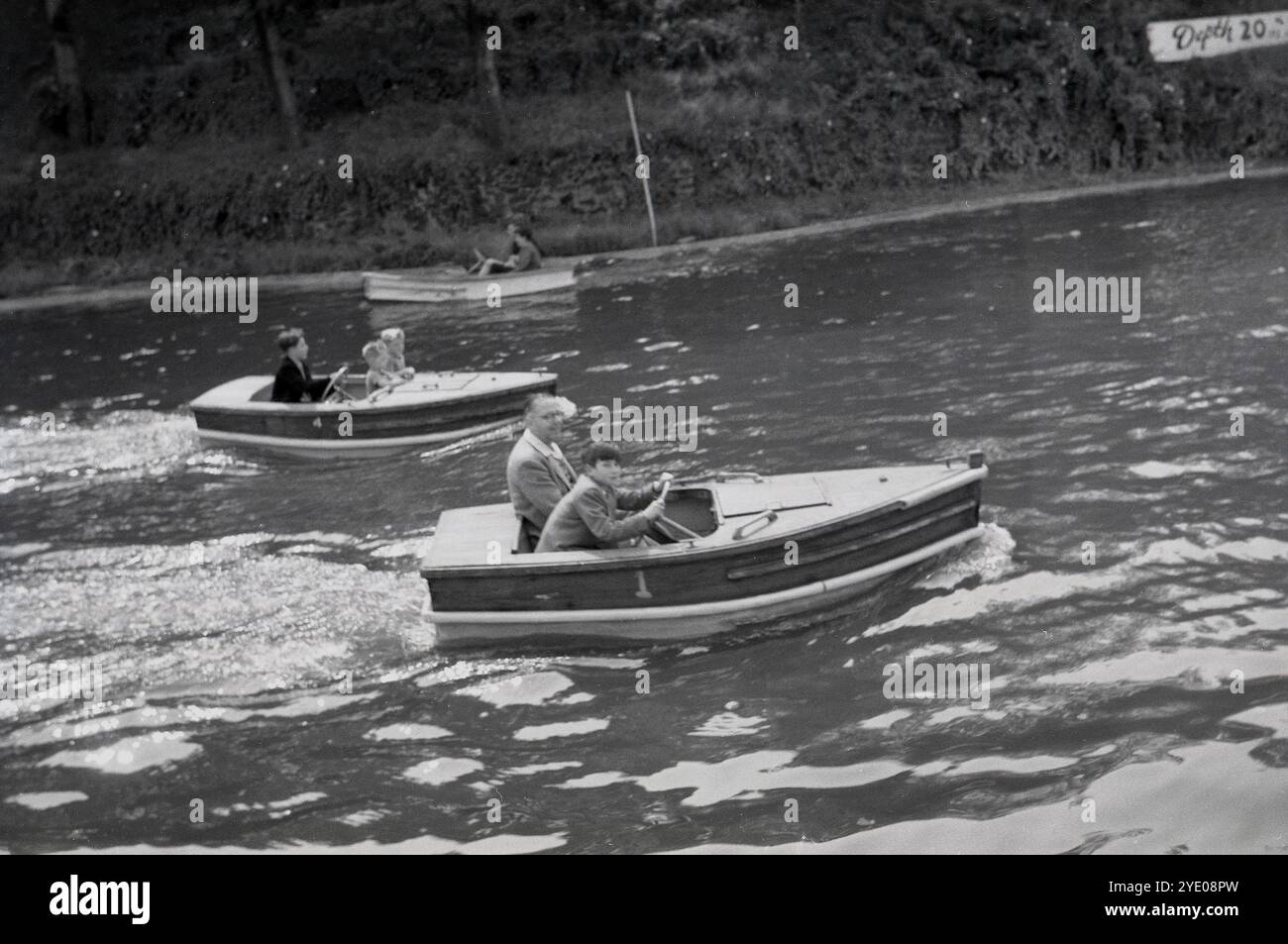 1961, historical, summertime, a boy with his grandfather riding ...
