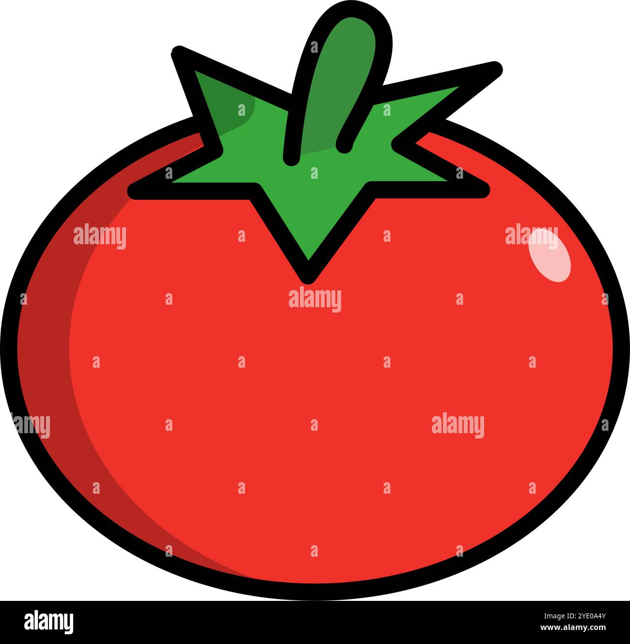Tomato farmer vector organic food hi-res stock photography and images ...
