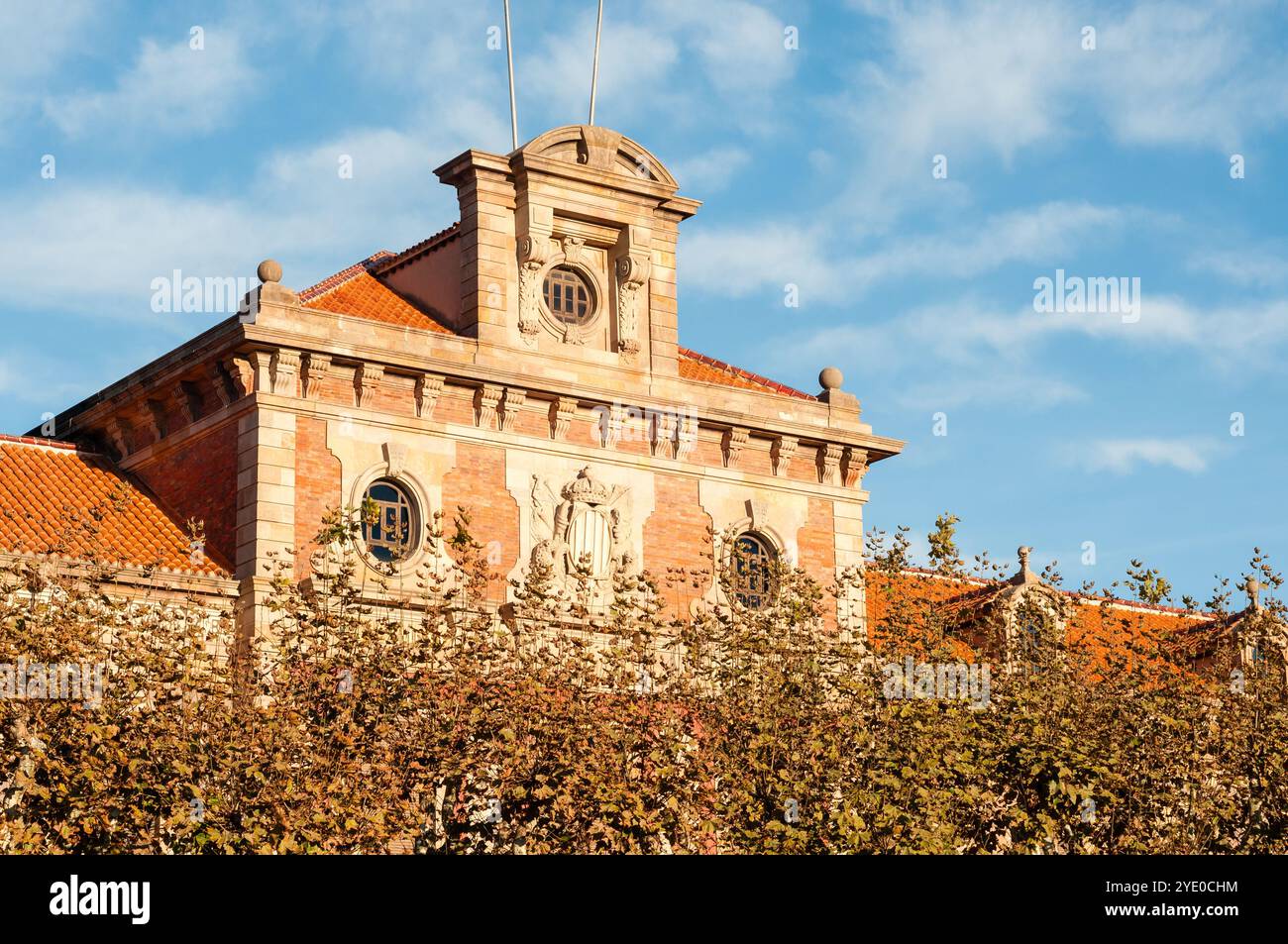 The parliament of catalonia, catalan parliament, Parc de la Ciutadella, Barcelona, Catalonia, Spain Stock Photo