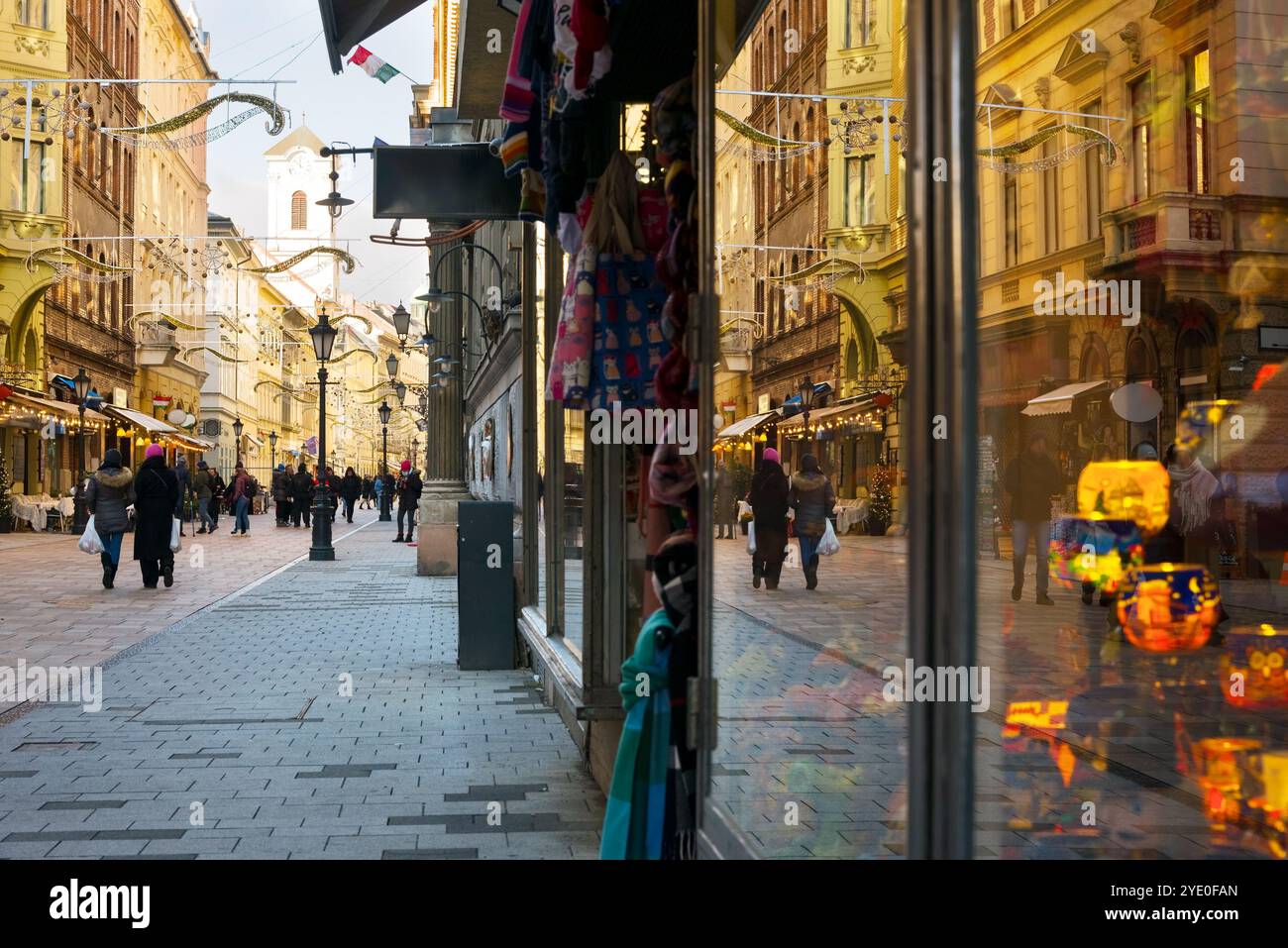 Váci street Stock Photo