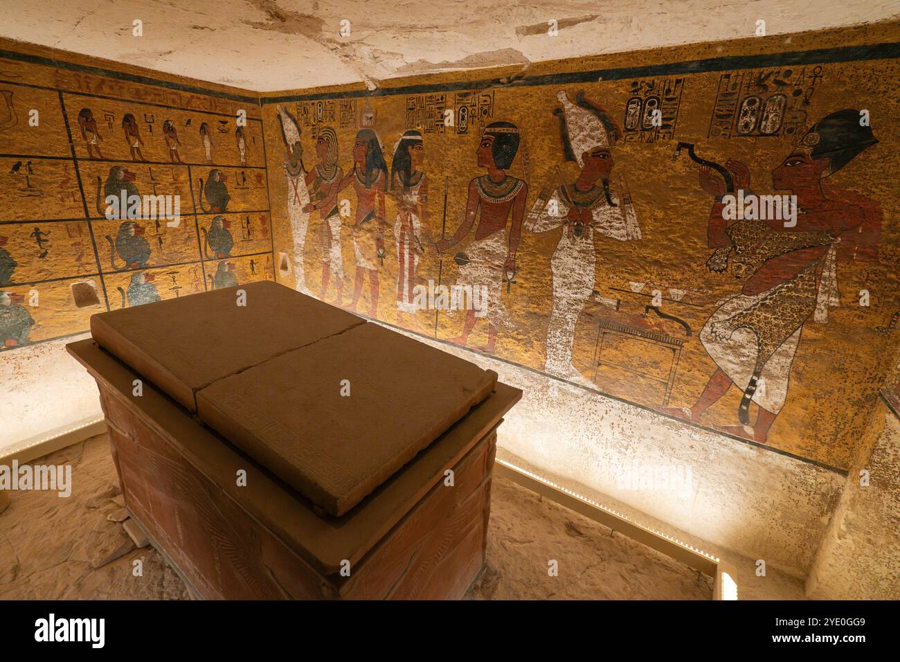 Tomb Of Tutankhamun King Tut Valley Of The Kings Luxor Egypt Stock 