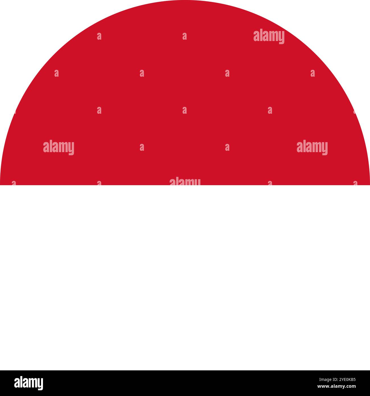 Monaco Circle Flag, Circle Flag of Monaco, Vector Images Stock Vector ...