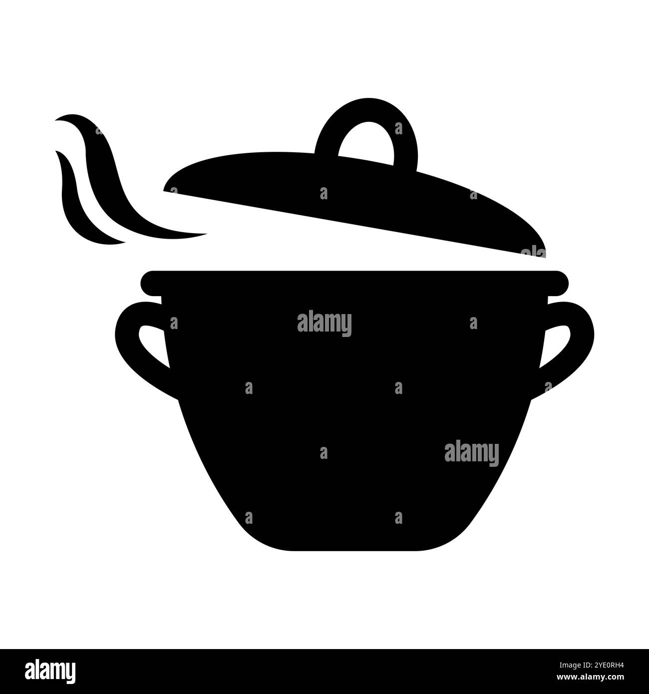 Cooking pan icon black pot icon vector isolated Stock Vector Image ...