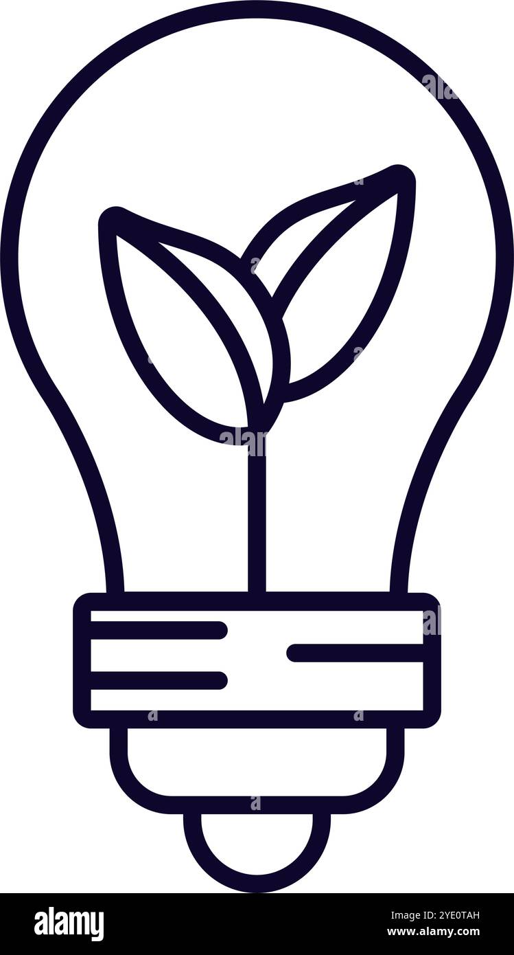 light bulb eco sustainability Stock Vector Image & Art - Alamy