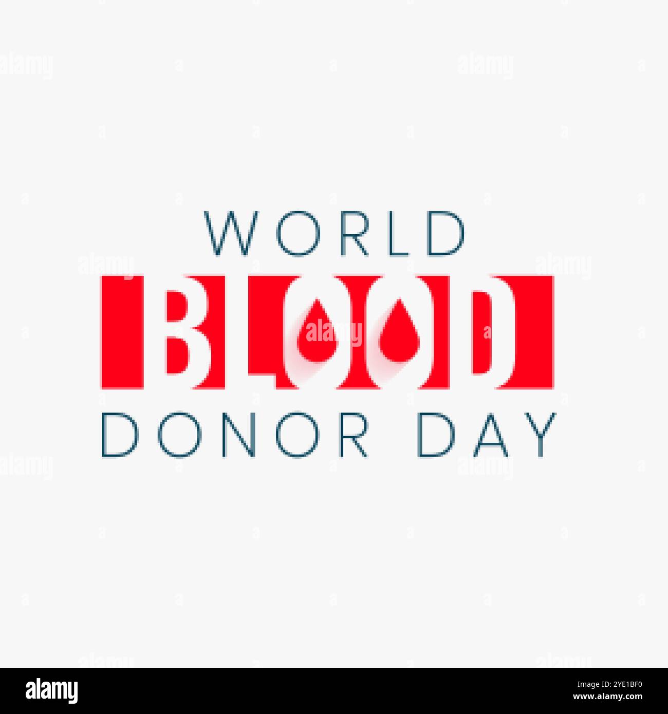 world blood donor day text banner design Stock Vector Image & Art - Alamy