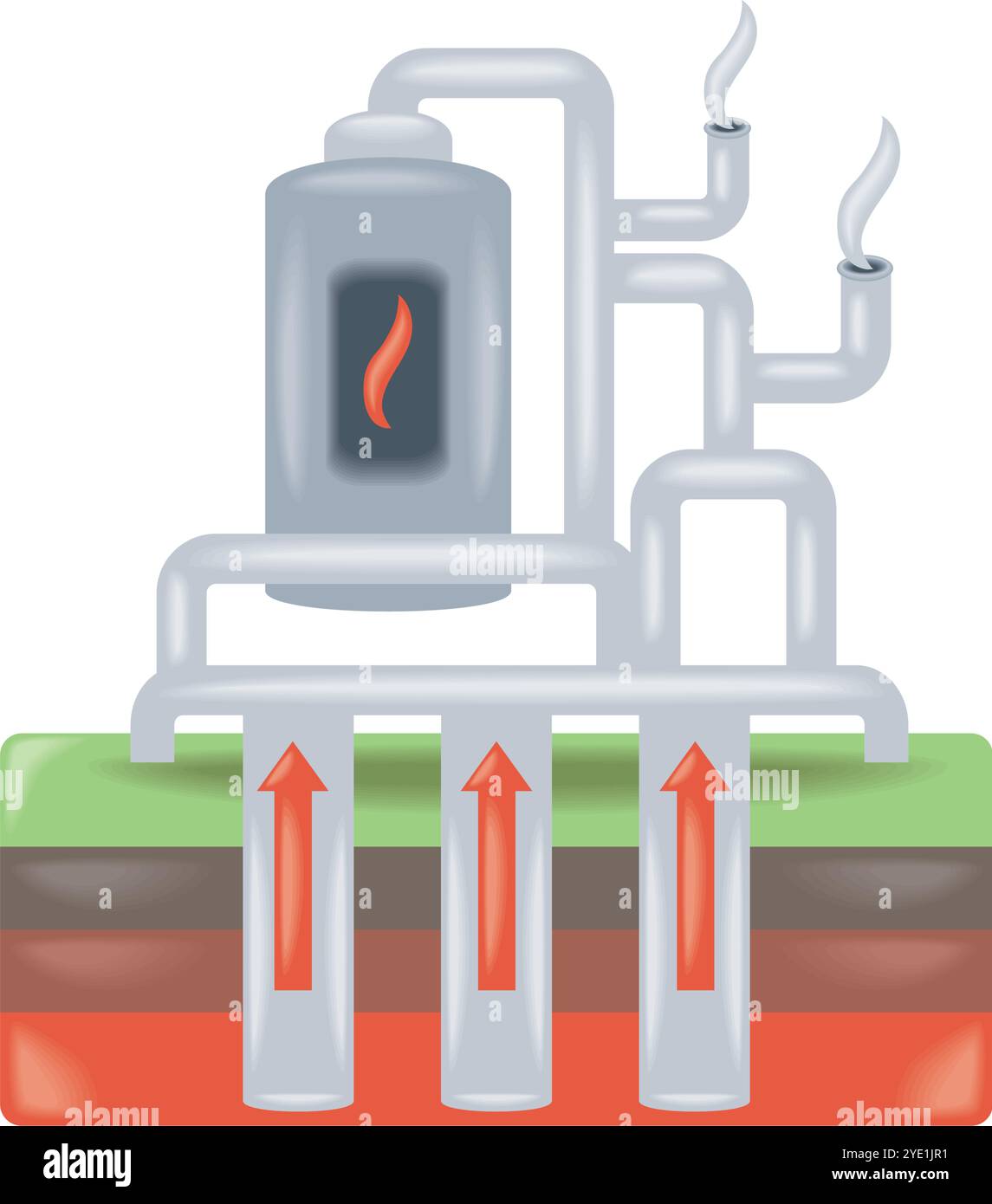 industrial geothermal renewable energy Stock Vector Image & Art - Alamy