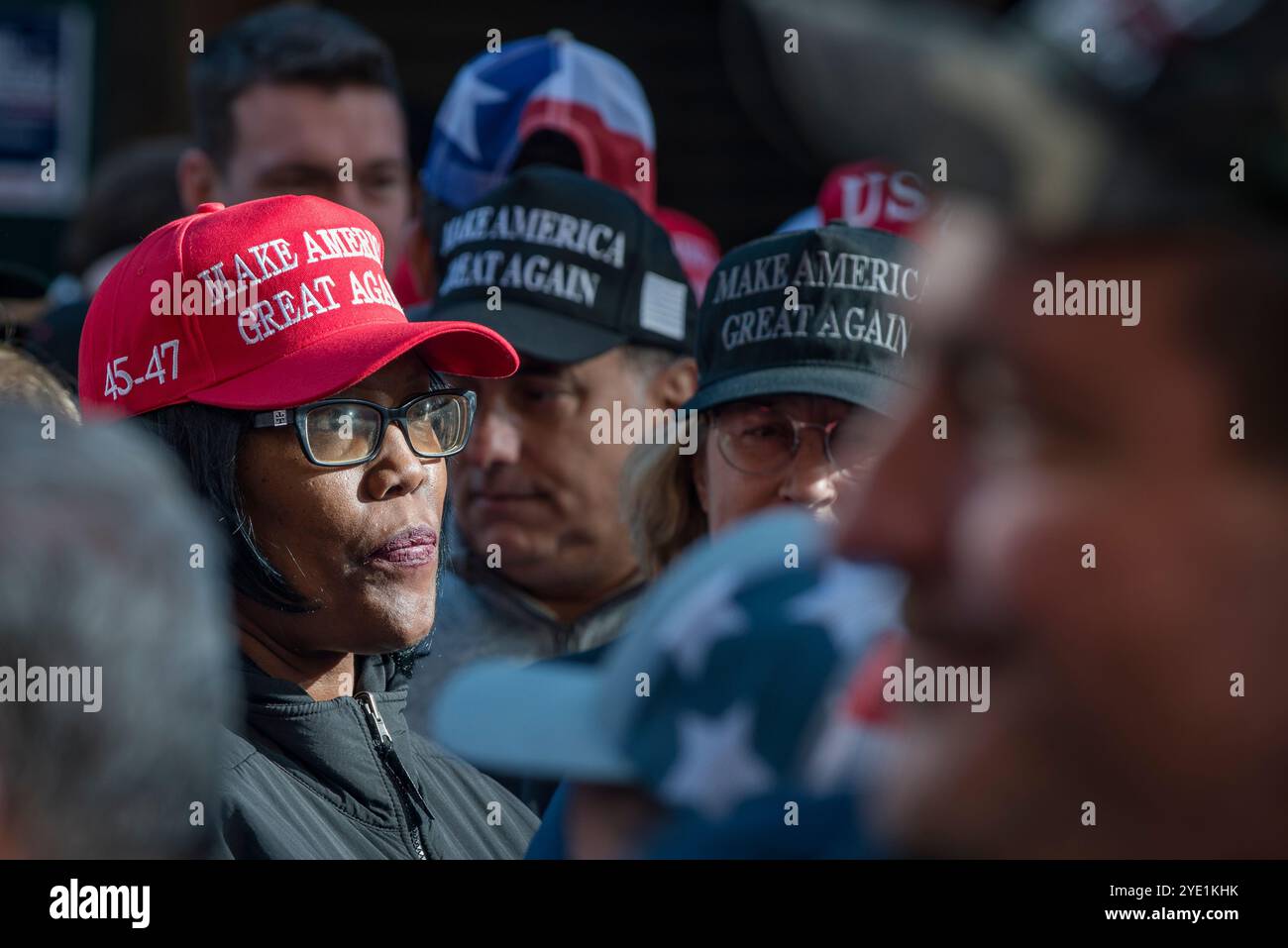 Oct 27 2024 Madison Square Garden Trump Rally, New York City Stock ...