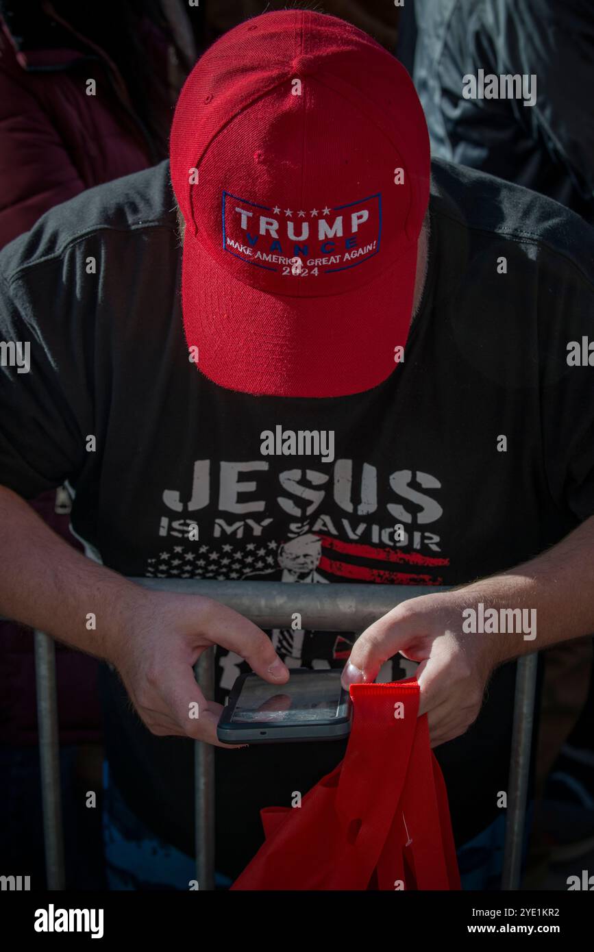 Oct 27 2024 Madison Square Garden Trump Rally, New York City Stock ...