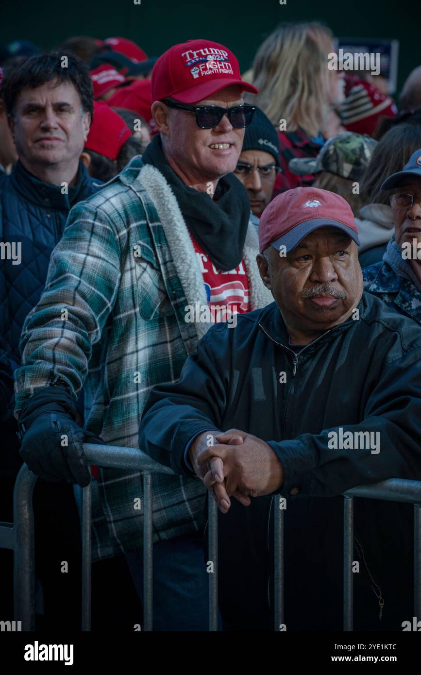 Oct 27 2024 Madison Square Garden Trump Rally, New York City Stock ...
