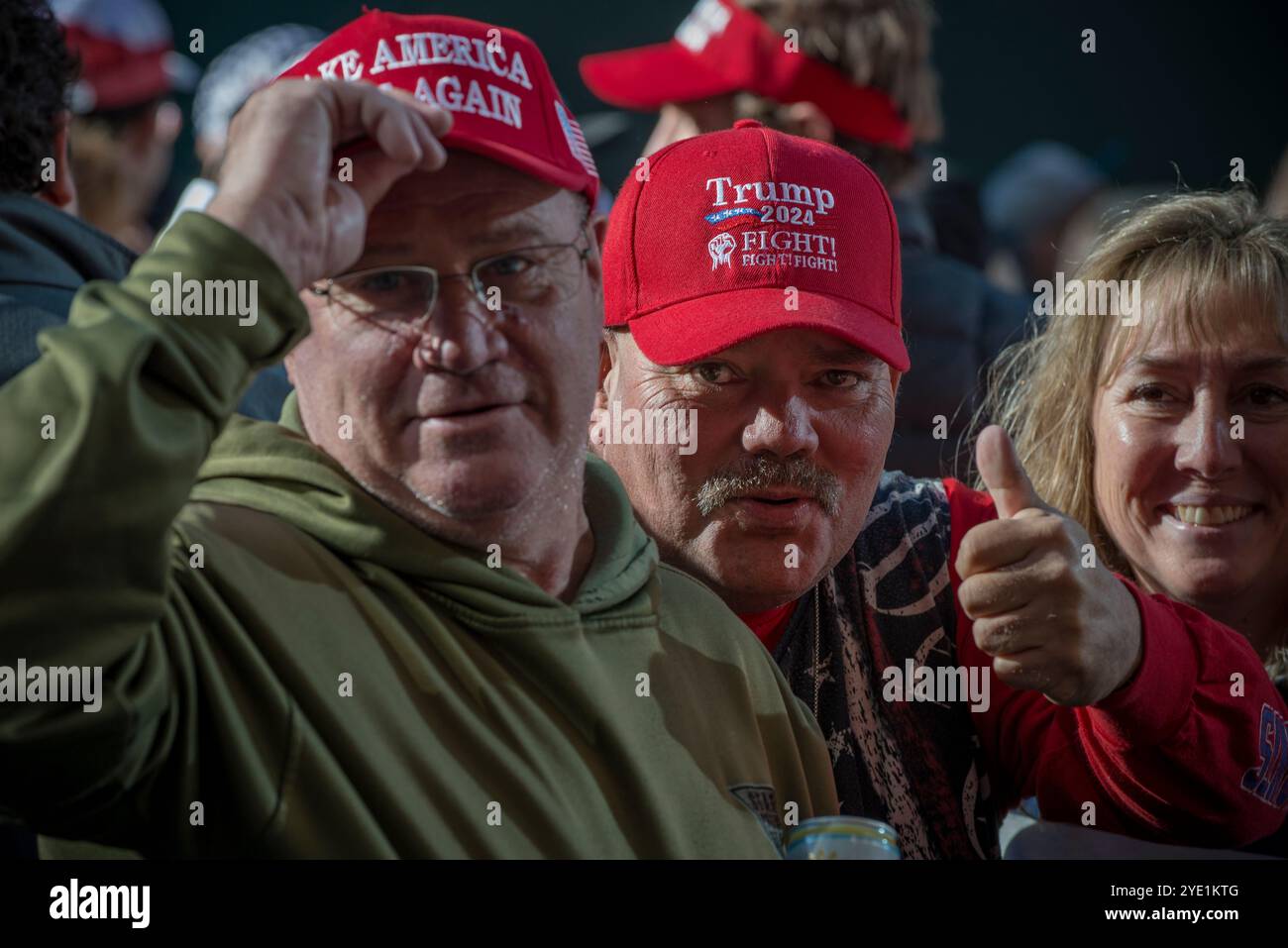 Oct 27 2024 Madison Square Garden Trump Rally, New York City Stock ...
