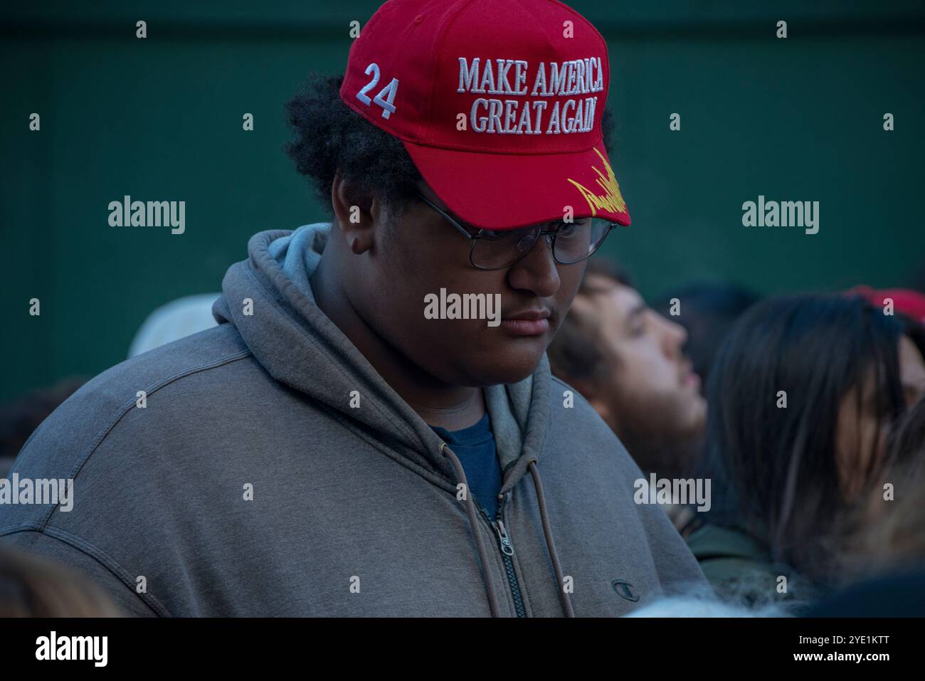 Oct 27 2024 Madison Square Garden Trump Rally, New York City Stock ...
