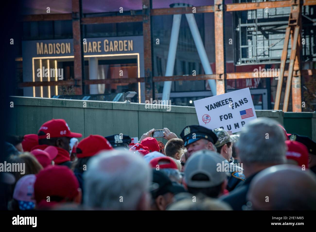 Oct 27 2024 Madison Square Garden Trump Rally, New York City Stock ...