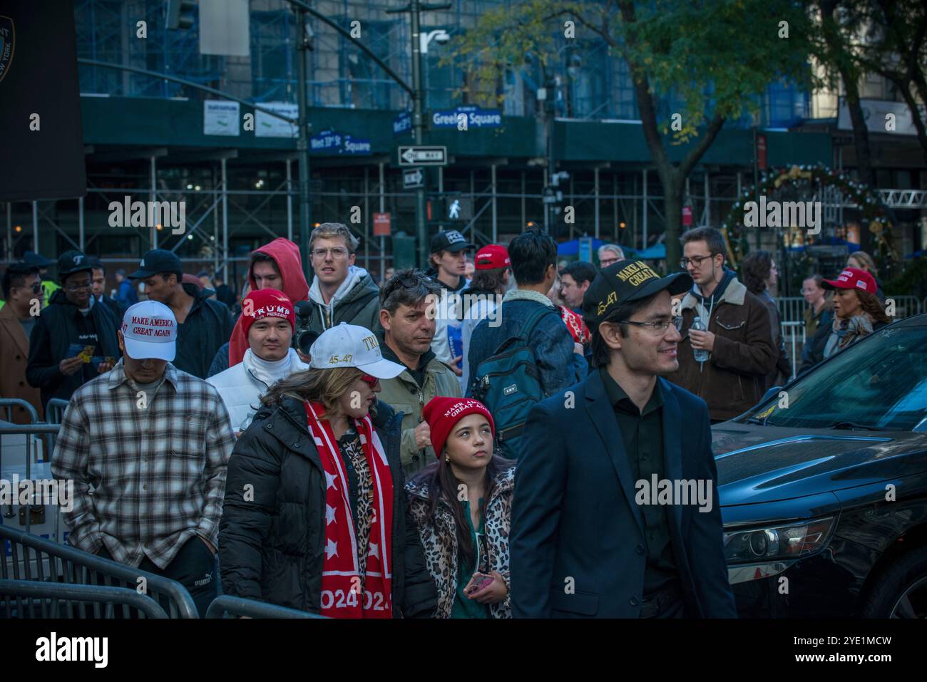 Oct 27 2024 Madison Square Garden Trump Rally, New York City Stock ...