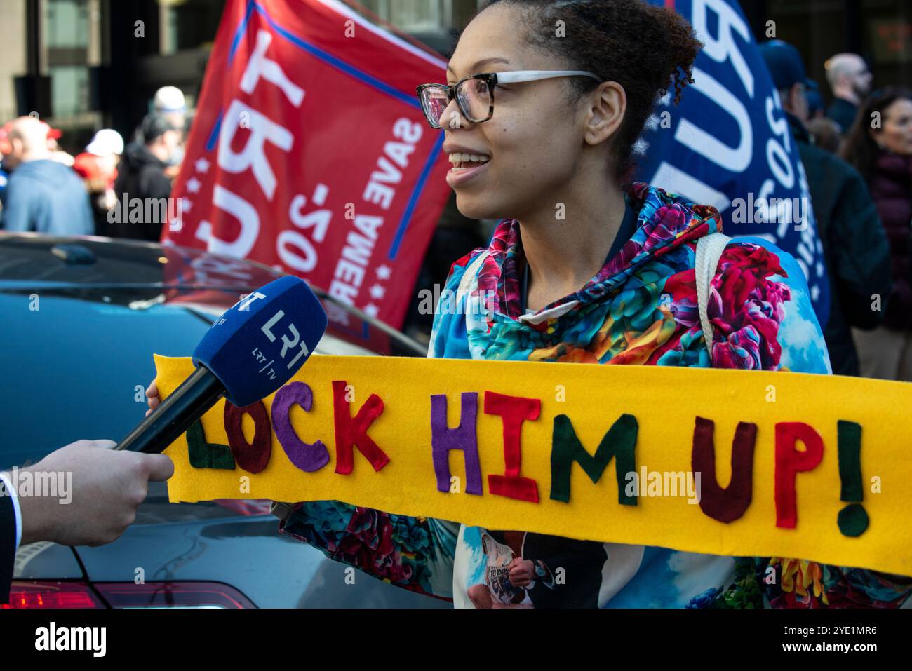Oct 27 2024 Madison Square Garden Trump Rally, New York City Stock ...