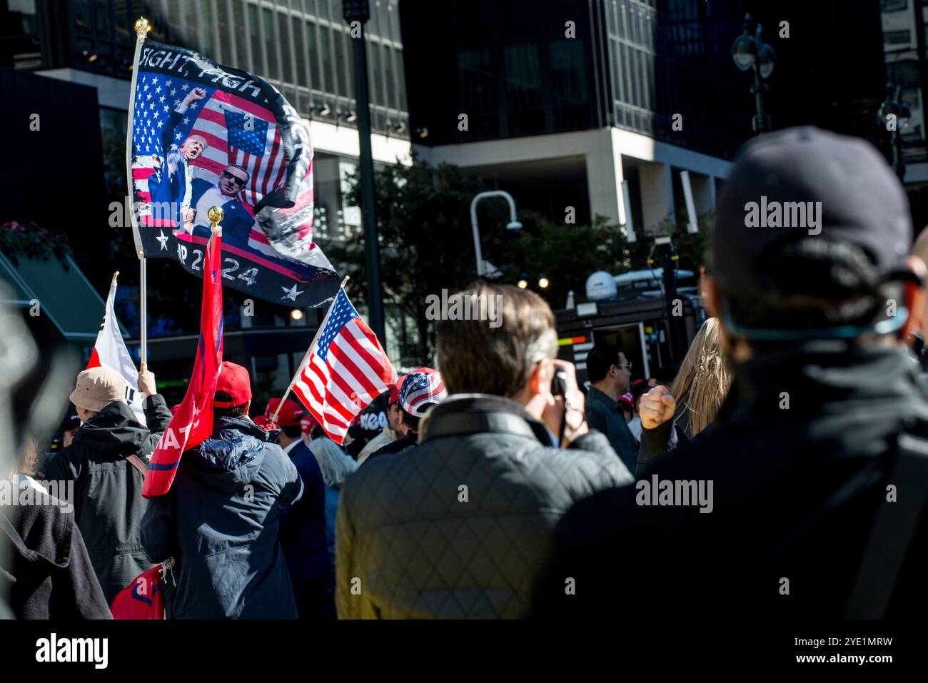 Oct 27 2024 Madison Square Garden Trump Rally, New York City Stock ...