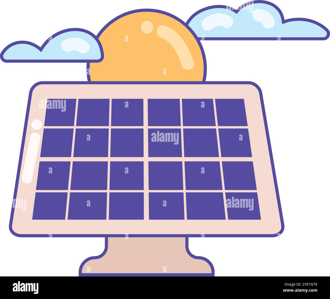 solar panel renewable energy Stock Vector Image & Art - Alamy
