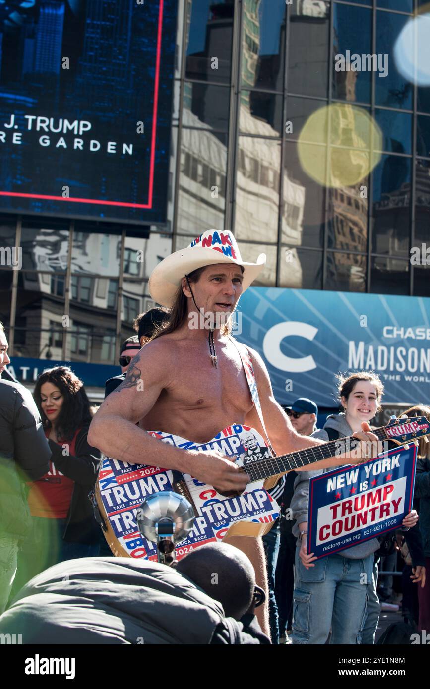 Oct 27 2024 Madison Square Garden Trump Rally, New York City Stock ...