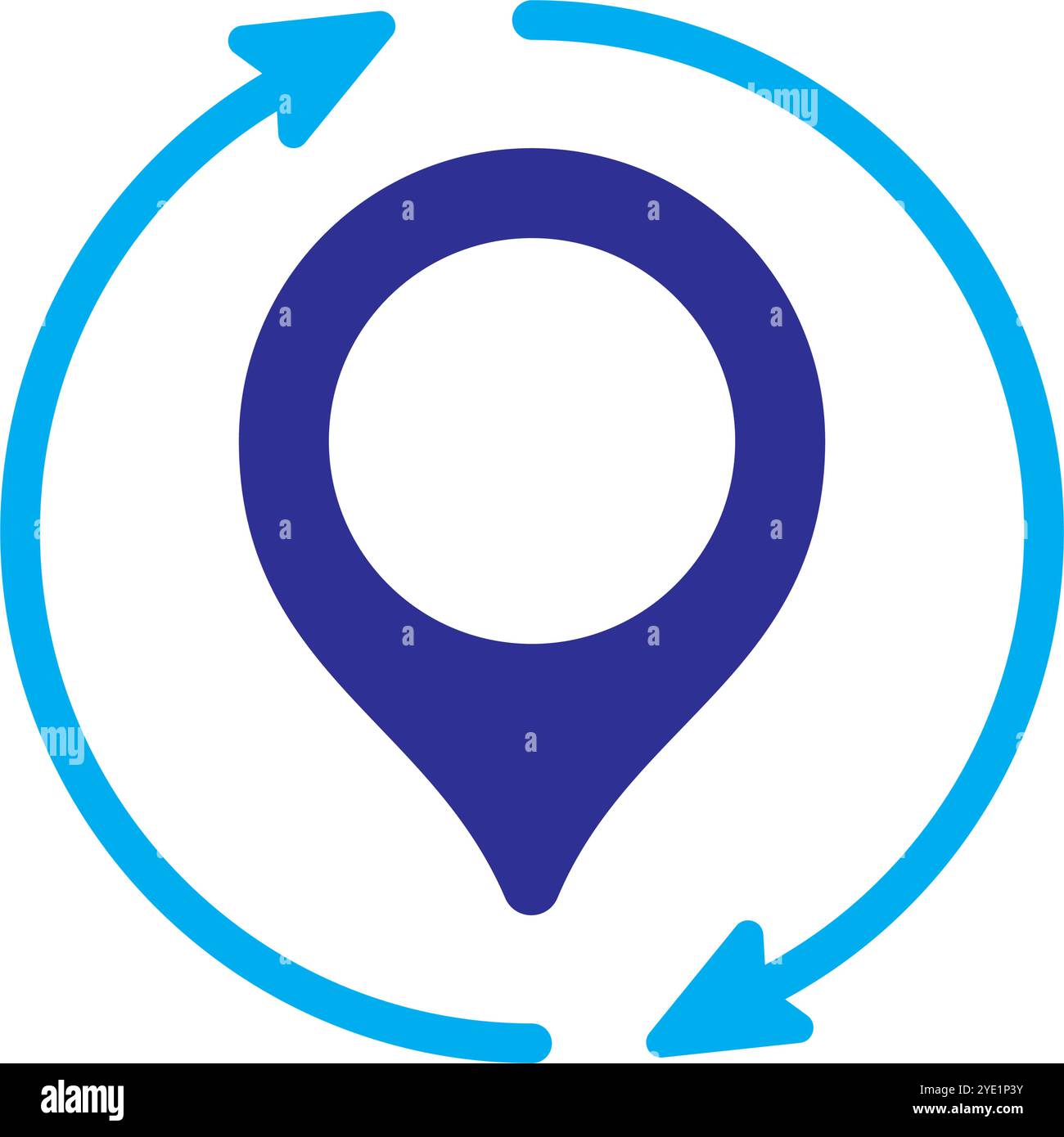 maps and navigation refresh arrow Stock Vector Image & Art - Alamy